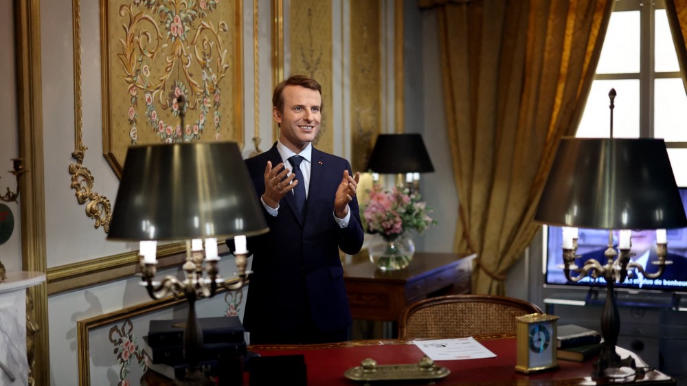 France: la statue d'Emmanuel Macron volée au musée Grévin par des activistes présumés de Greenpeace