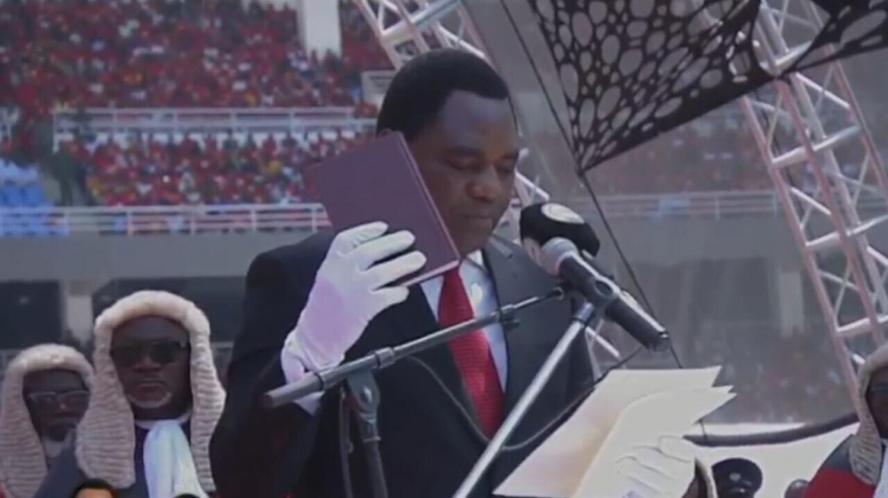 Zambie: le président Hakainde Hichilema a prêté serment pour un second mandat