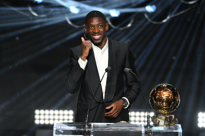 Ballon d'Or : Dembélé a gagné de 321 points !