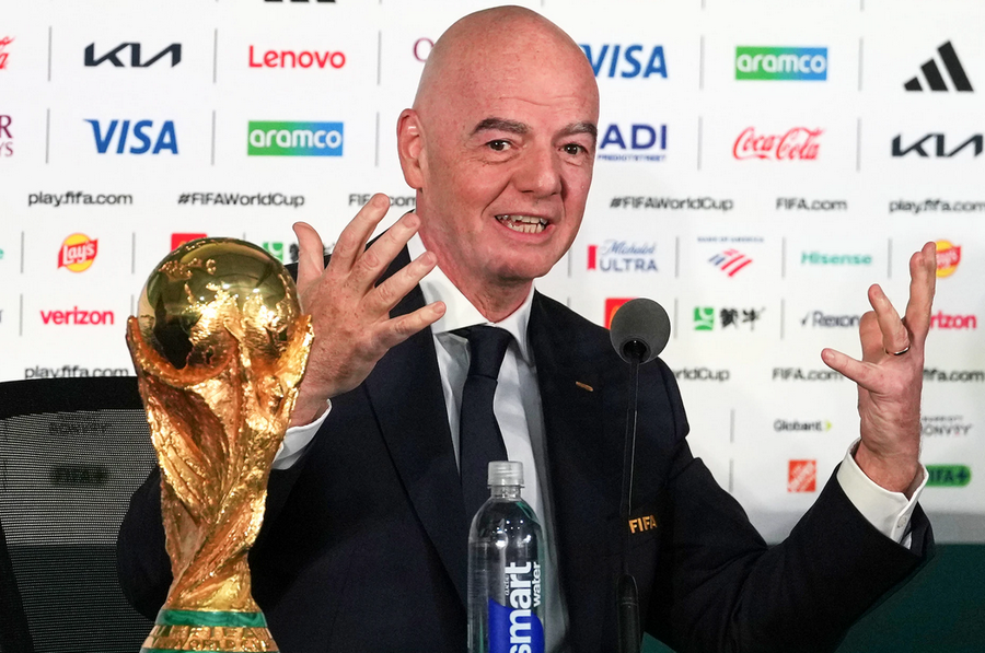 Football : Infantino reçoit le soutien des fédérations arabes à la FIFA