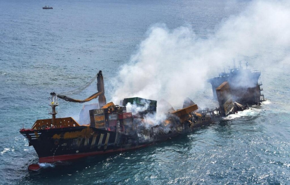 Pollution au Sri Lanka en 2021: l'armateur de Singapour condamné refuse de payer un milliard de dollars
